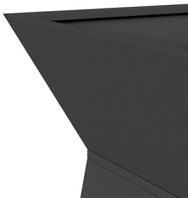 Suporte para Plantas Preto Plástico 35 x 35 x 73 cm