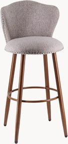 Cadeira de bar em linho Niza