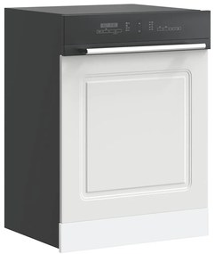 vidaXL Painel máquina lavar louça Kalmar 60x1,5x67 cm branco
