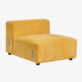 Módulo Central 85x113 Cm Para Sofá Modular Bruna Chenille Mostarda - Sklum