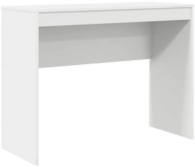 Mesa com Armazenamento Branca de Madeira Ingenheirada
