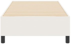 cama Box Spring vidaXL Creme Individual em Tecido de Corduroy