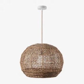 Lâmpada De Teto Suspensa Para Exterior Udane Natural - Branco & Ø60 Cm - ↑45 Cm Udane - Sklum
