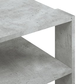 Mesa de centro 59,5x59,5x40 cm derivados madeira cinza-cimento
