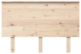 Cabeceira de cama 124x6x82,5 cm pinho maciço