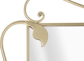 ESPELHO DE PAREDE PETAL 80X4X110 CM DOURADO