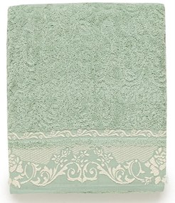 4 CORES - 6 toalhas de banho 100% algodão com 500 gr./m2: Verde