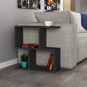 Estante City – Nogueira e Branco – 184,6 x 170 x 24,2 cm