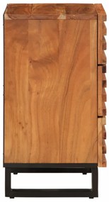 Mesa de cabeceira 50x34x62 cm madeira de acácia maciça