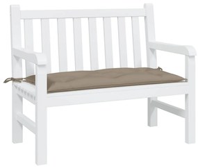 vidaXL Almofadão p/ banco de jardim tecido oxford cinza-acastanhado