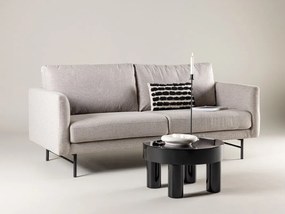 Sofá Dallas 4477, Cinzento, 198x88x69cm, 48 kg, Tecido, Pernas: Metal