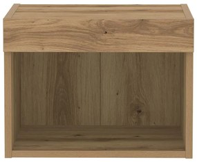 Armários de parede vidaXL com luzes LED 2 pcs Carvalho artesanal 40x30