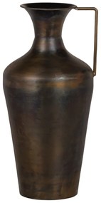 Vaso 24 X 24 X 50 cm Dourado Metal