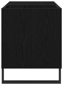Armário de Registo vidaXL Carvalho Preto 84,5x38x48 cm Madeira Ingenie