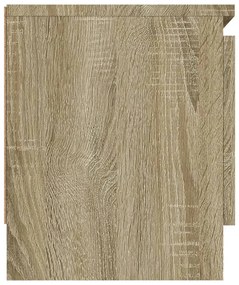 Móvel de TV com porta 102x30x36 cm carvalho sonoma