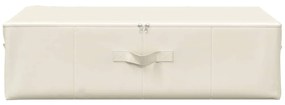 Caixas de arrumação 2 pcs tecido 70x40x18 cm cor creme