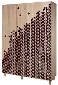 Roupeiro Mode – Carvalho Sonoma – 135x192x52 cm