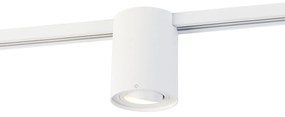 Foco de trilho moderno monofásico branco - Rondoo Up
