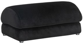 Apoio para os Pés para Escritório Apoio para os Pés Preenchido de Espuma e Almofadas Antiderrapantes 32x22x15 cm Preto