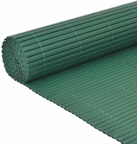 Cerca de jardim dupla face 90x300 cm PVC verde