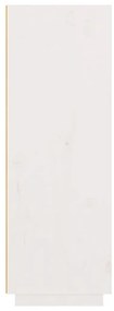 Aparador alto 89x40x116,5 cm madeira de pinho maciça branco