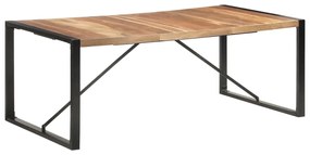 Mesa de jantar 200x100x75 cm madeira maciça