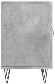 Móvel de TV 150x30x50 cm derivados de madeira cinza-cimento