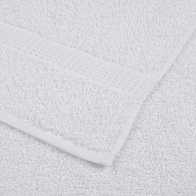 8pcs Conjunto toalhas banho 360 gsm 100% algodão branco