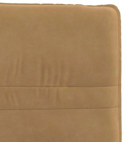 Cadeiras de jantar 4 pcs veludo castanho