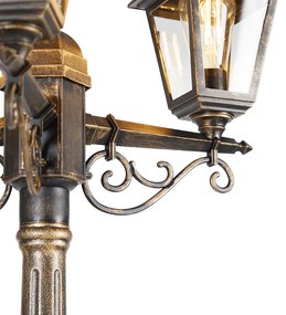 LED Candeeiro de pé inteligente Antique Gold 3 luzes IP44 com WiFi ST64 - Capital Clássico / Antigo