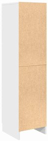 Aparador Branco Branco Madeira MDF Médio Aparador Branco