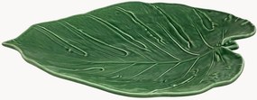 Taça de servir pintada à mão Leaf
