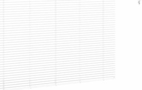 Persiana de Janela com cortinas Outros Manual Branco 80 x 130 cm Alumí