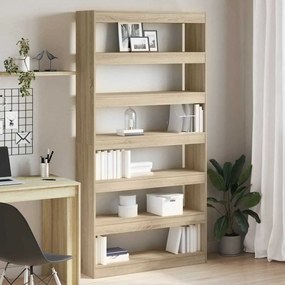 vidaXL Gabinete de Livros Castanho 100 x 30 x 198 cm