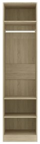Roupeiro 50x50x200 cm contraplacado carvalho sonoma