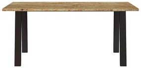 Mesa de jantar 150x90x75 cm madeira de acácia maciça