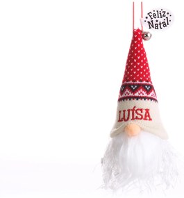 Gnomo Natal Com Led Luisa