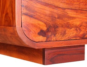 Mesa de centro madeira de acácia maciça 90x40x35 cm
