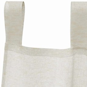 Cortinas com cortinas 2 pcs Creme 140 x 140 cm Poliéster