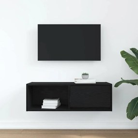 Móvel de TV 80x31x25,5 cm derivados de madeira carvalho preto