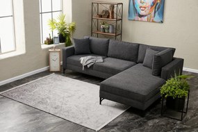 Sofá de Canto Berlin – Antracite – 258x83x181 cm