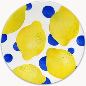 Prato de sobremesa Lemon & Dots