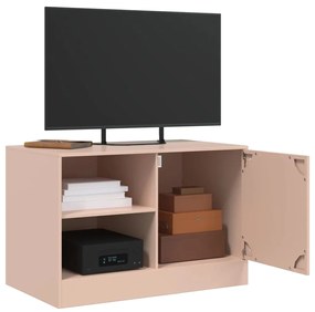 Móvel de TV 67x39x44 cm aço rosa