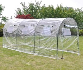 vidaXL Estufa de jardim grande e portátil