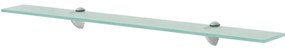 Prateleira flutuante vidro 80x10 cm 8 mm