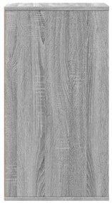 Cómoda com  4 Gavetas - 40x41x76 cm - derivados de madeira - cinzento