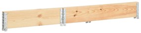 Canteiro elevado 80x120 cm madeira de pinho maciça
