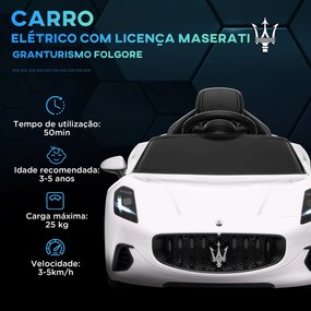 AIYAPLAY Carro Elétrico para Crianças acima de 3 Anos Carro Maserati G