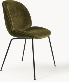 Cadeira de jantar em veludo Beetle