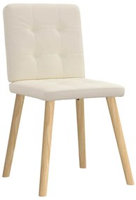 Cadeiras de jantar 2 pcs linho